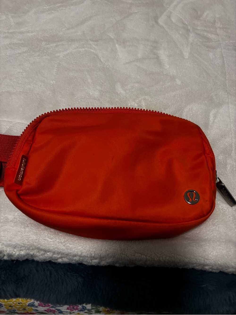 lululemon athletica Bright Coral Belt Satchel